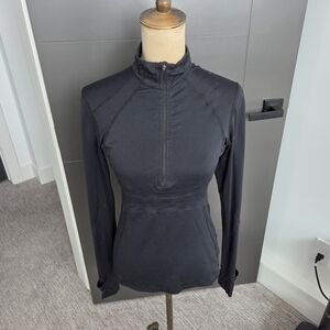 Lululemon Athletica Black Quarter-Zip Sweatshirt
